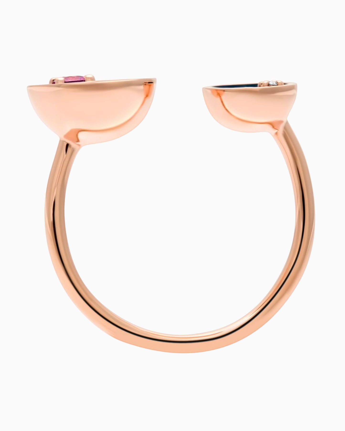 Two Floating Stars Ring