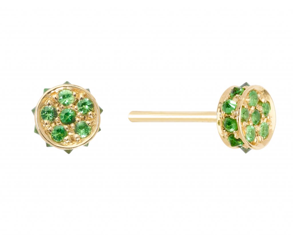 Flare Tsavorite Earrings