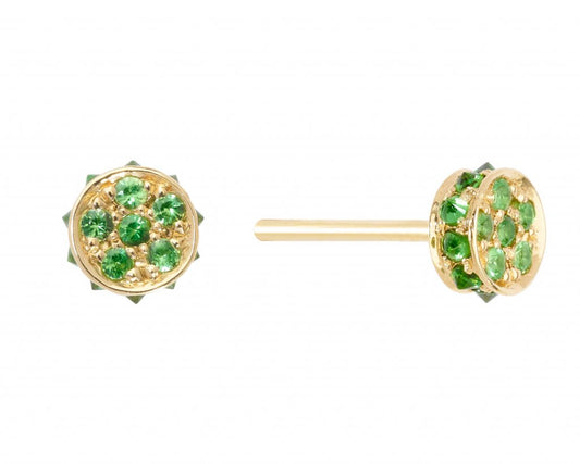 Flare Tsavorite Earrings