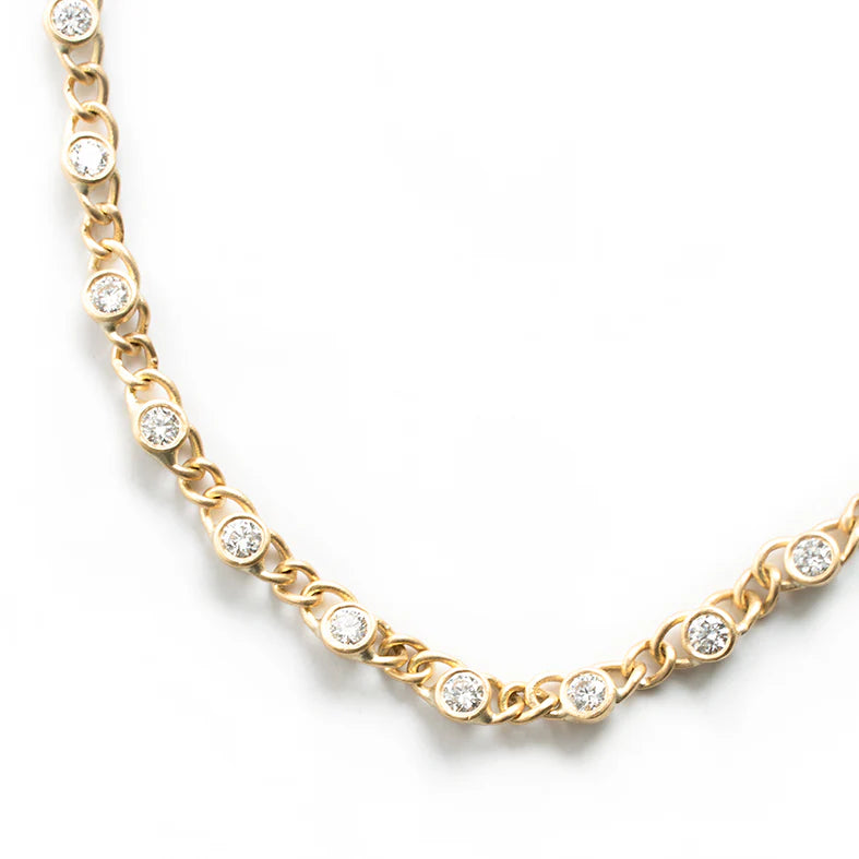 2.7mm Diamond Necklace