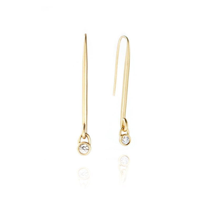 Diamond Drop Earrings