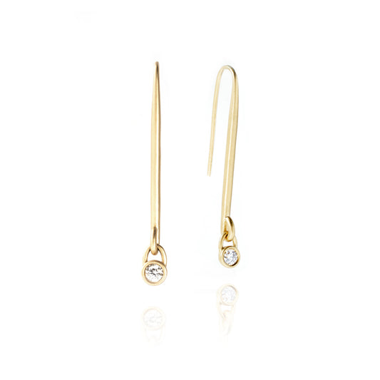 Diamond Drop Earrings