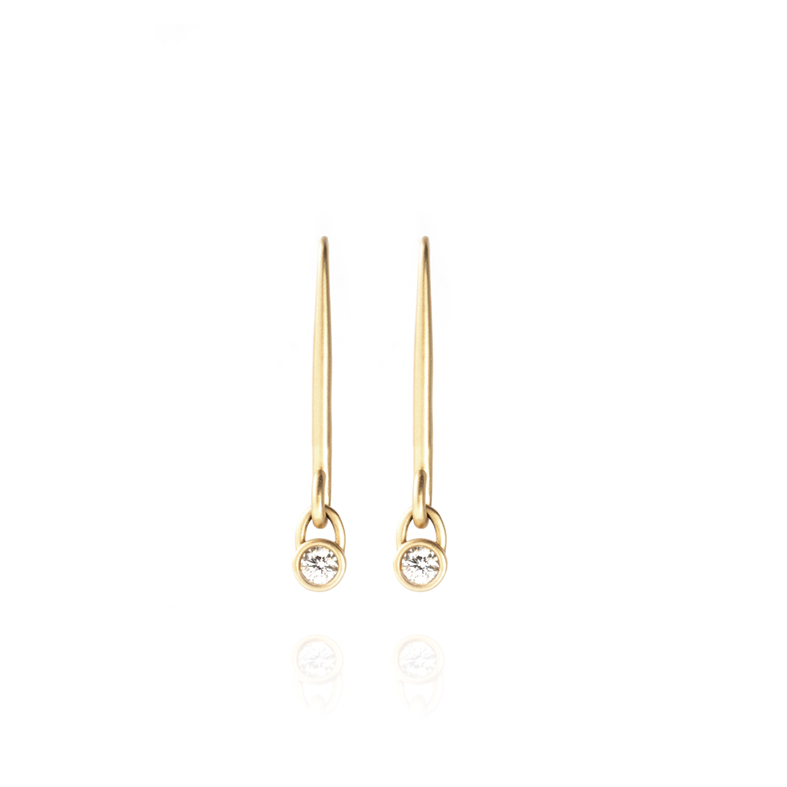 Diamond Drop Earrings