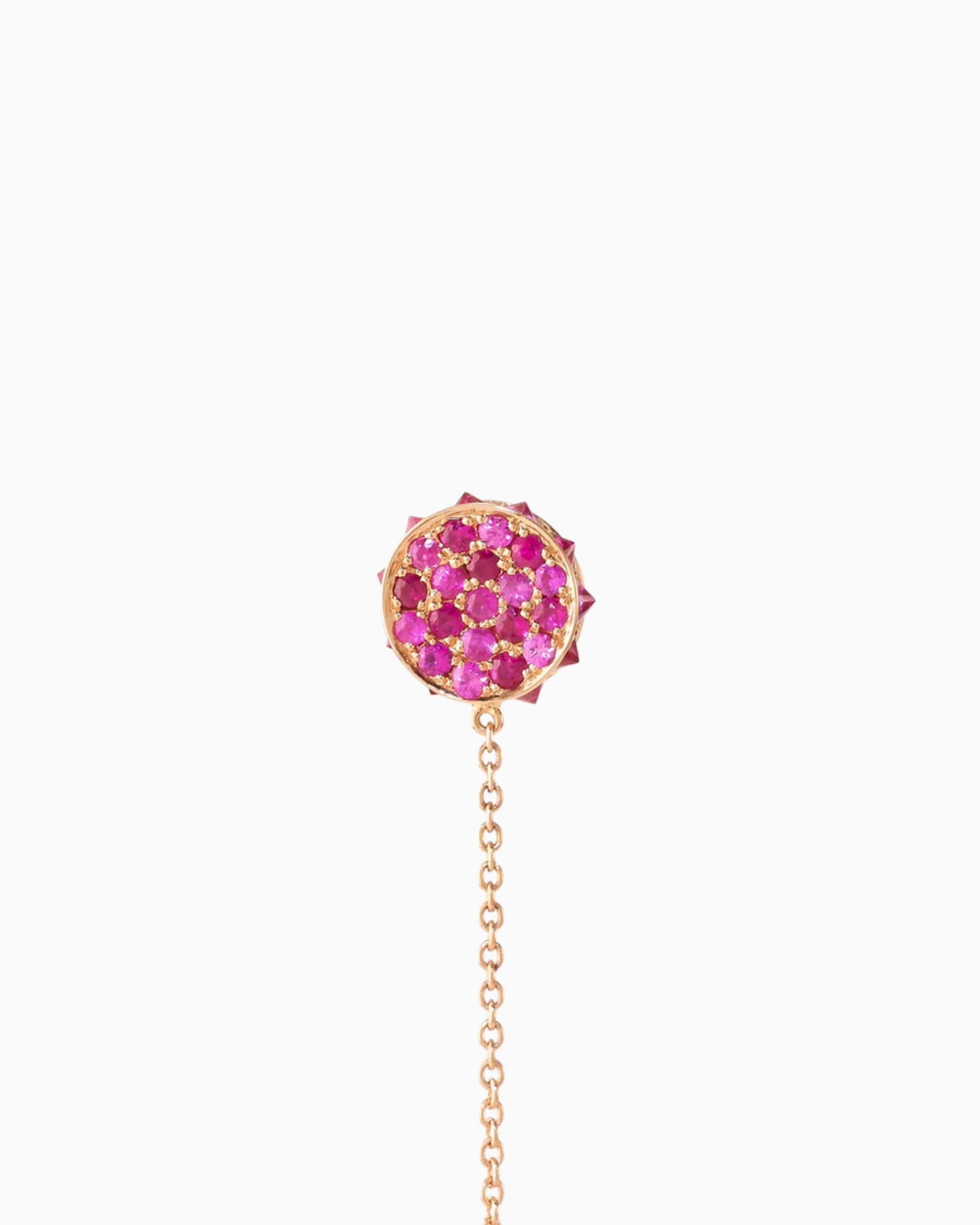 FLARE NUDE GEODE DANGLE EARRINGS