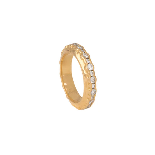 Diamond Hula Pinky Ring