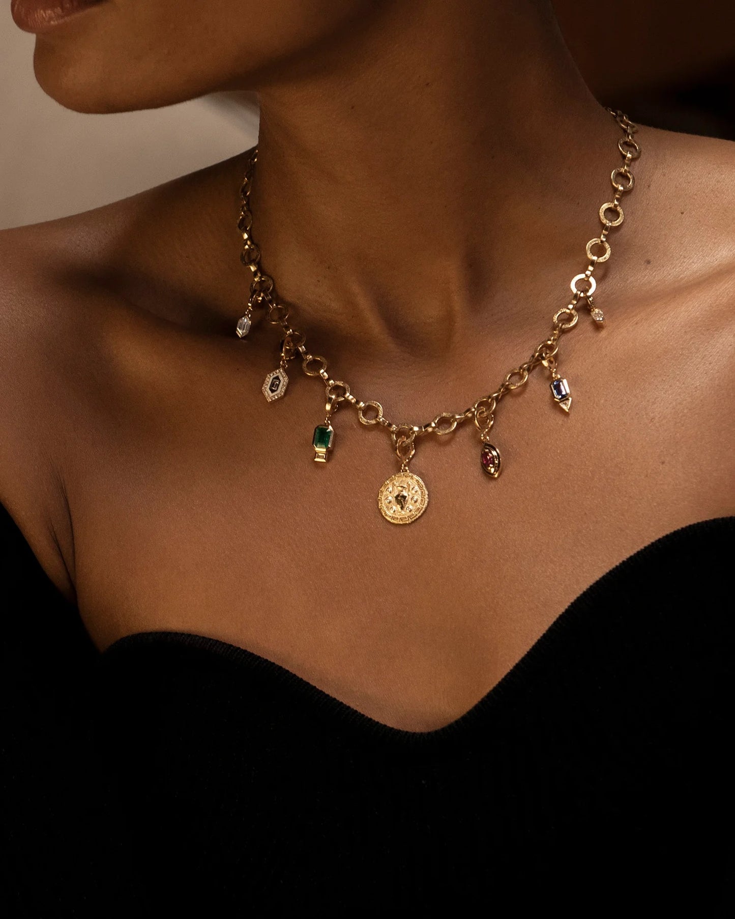 N/S Small Diamond Charm