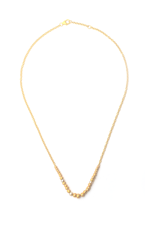 Light Golden Pearl Necklace