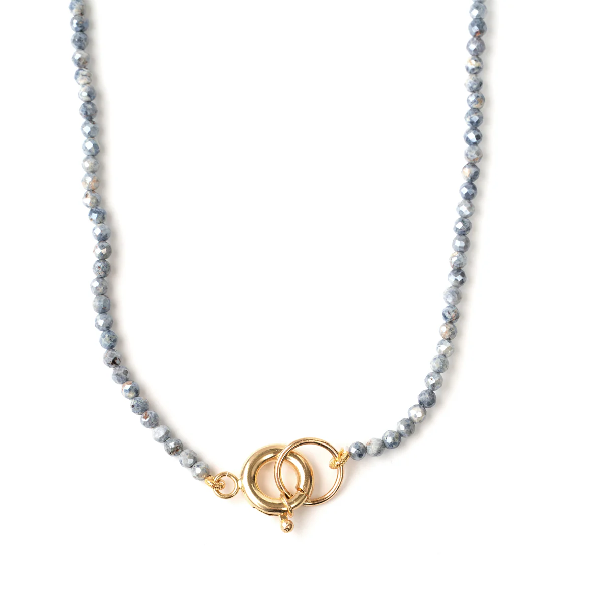 Light Blue Sapphire Bead Chain