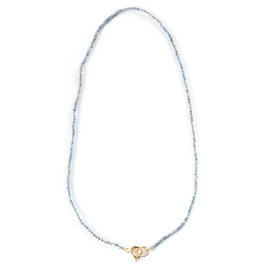 Light Blue Sapphire Bead Chain