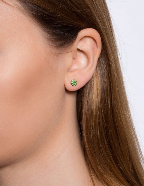 Flare Tsavorite Earrings