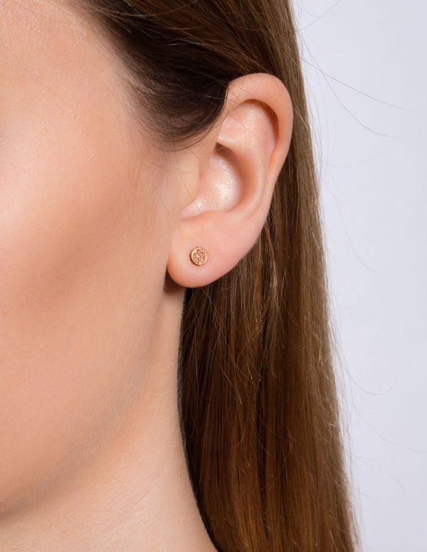 Flare Champagne Diamond Earrings