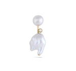 Load image into Gallery viewer, Diamond Mini Cloudbar Earrings
