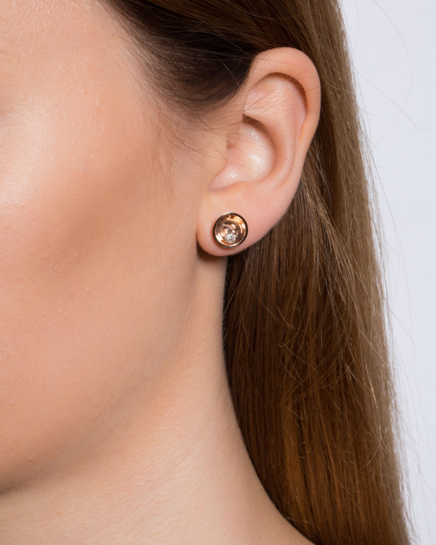 Large Diamond Floating Star Earrings