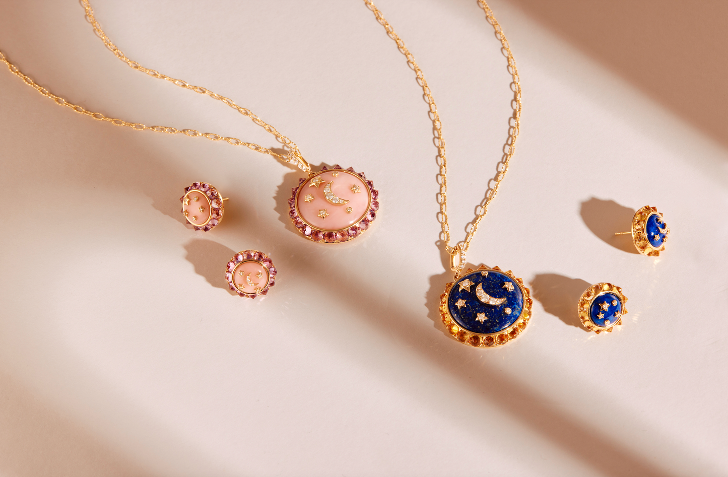 Pink Flare Opal Medallion