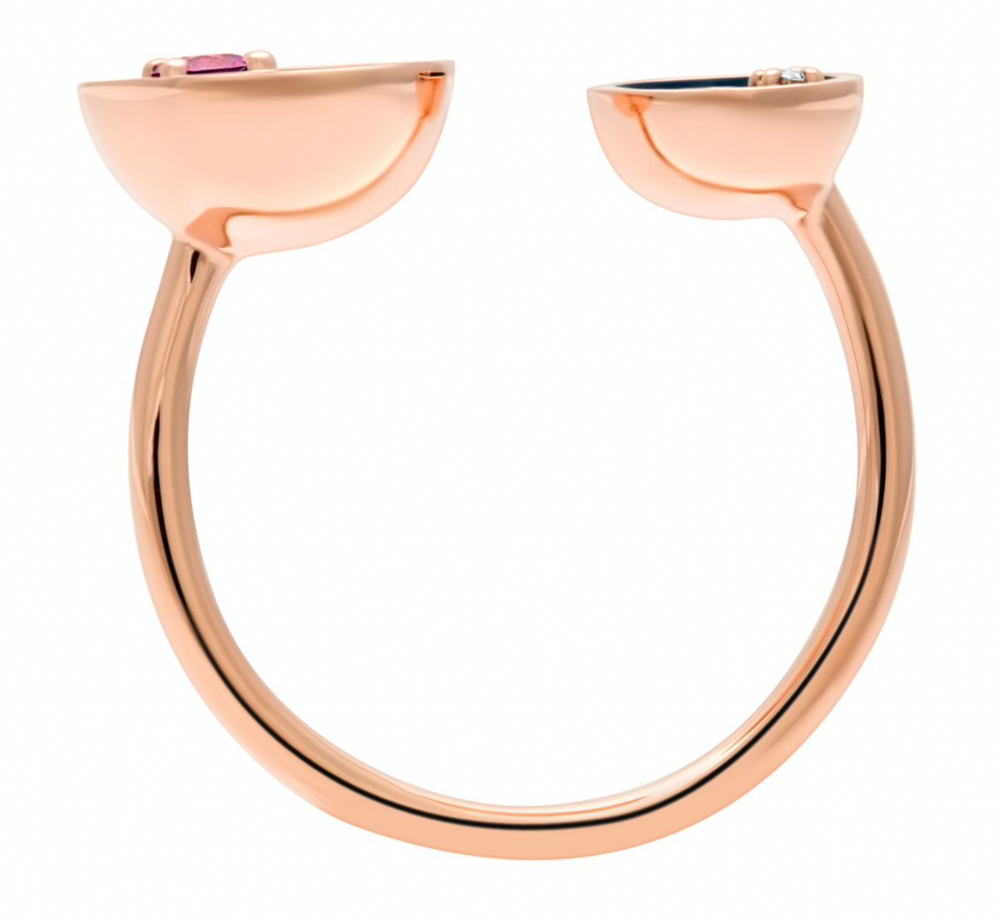 Two Floating Stars Ring