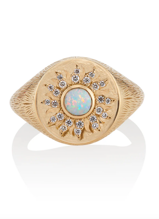 Sun Signet Ring