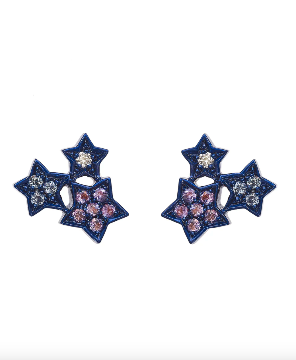 Midnight Star Cluster Studs