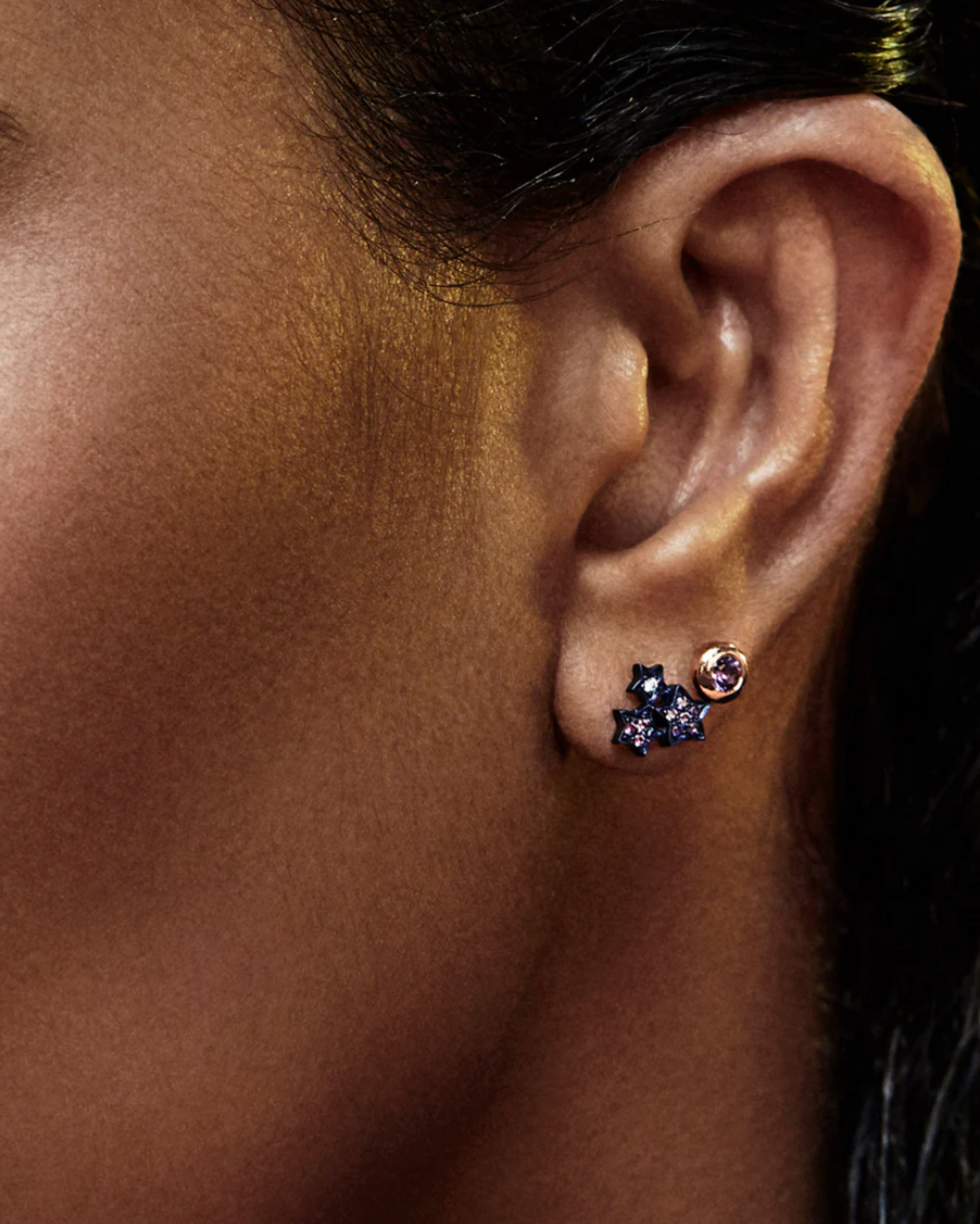 Midnight Star Cluster Studs