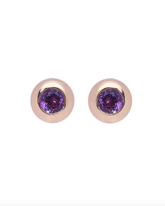 A Star is Born February - Amethyst Earrings