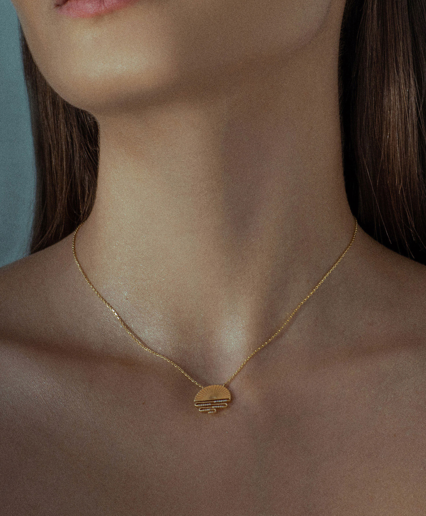 Sinking Sun Necklace