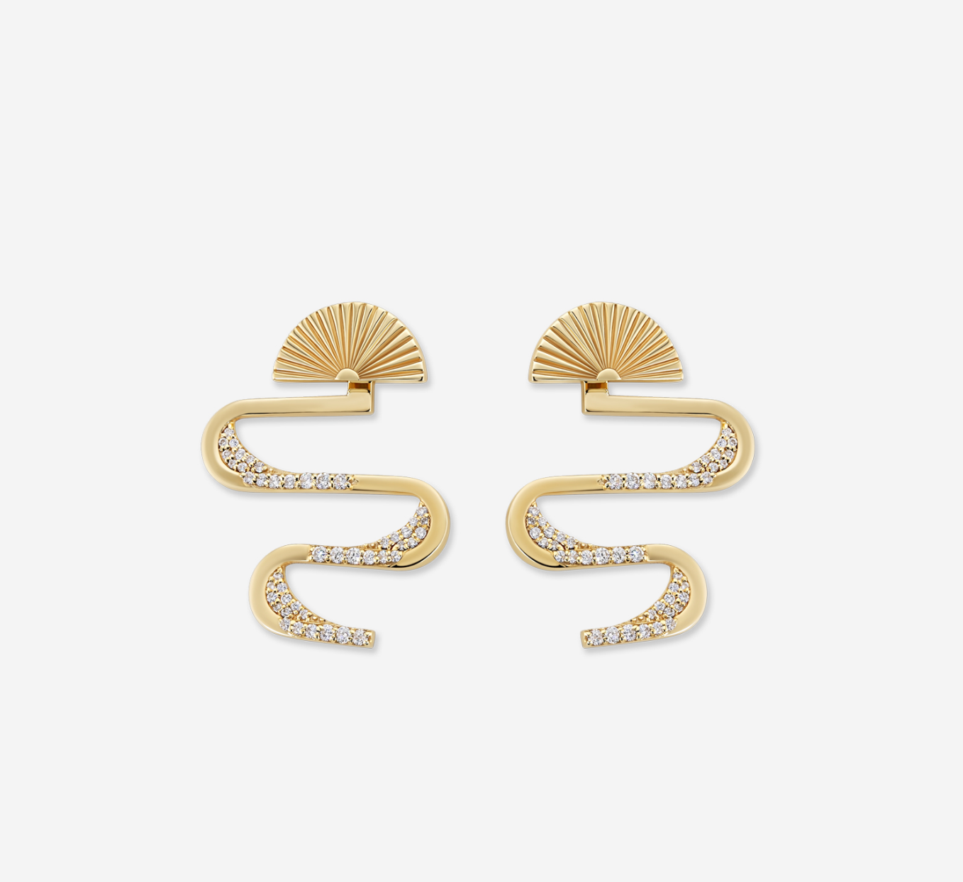 Sinking sun Earrings