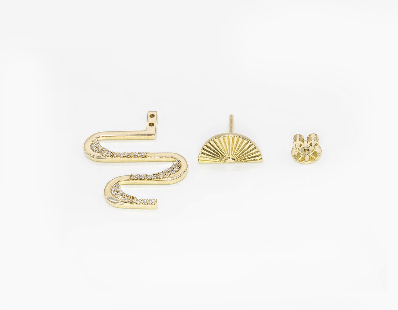 Sinking sun Earrings