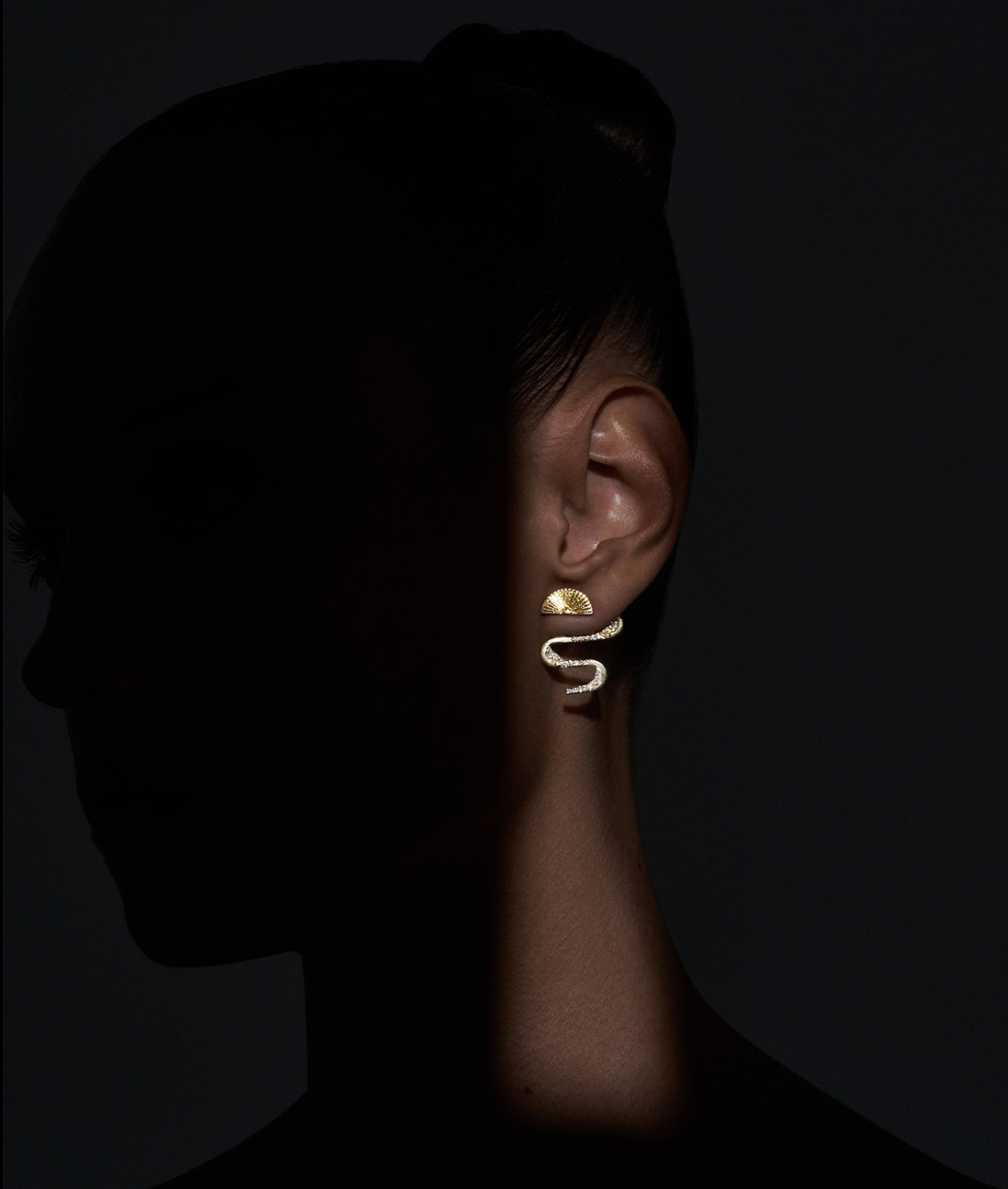 Sinking sun Earrings