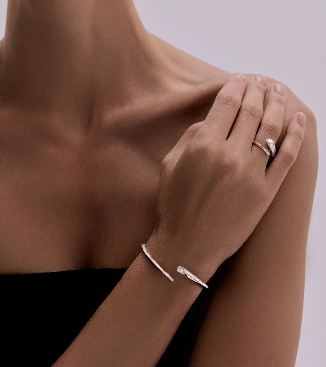 Droplette Bangle - Full Diamond