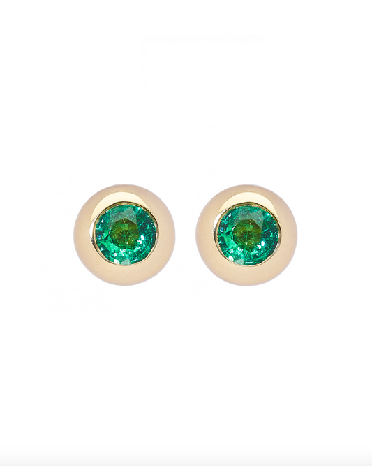 A Star is Born May- Emerald Earrings