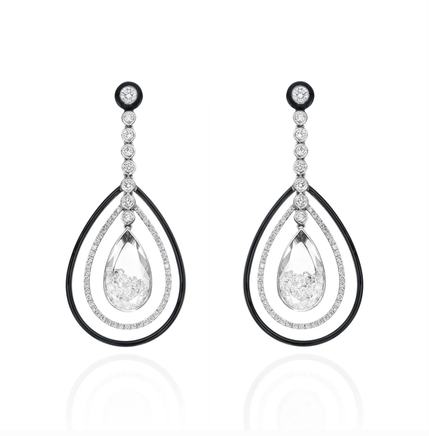 Layered Drops Earrings