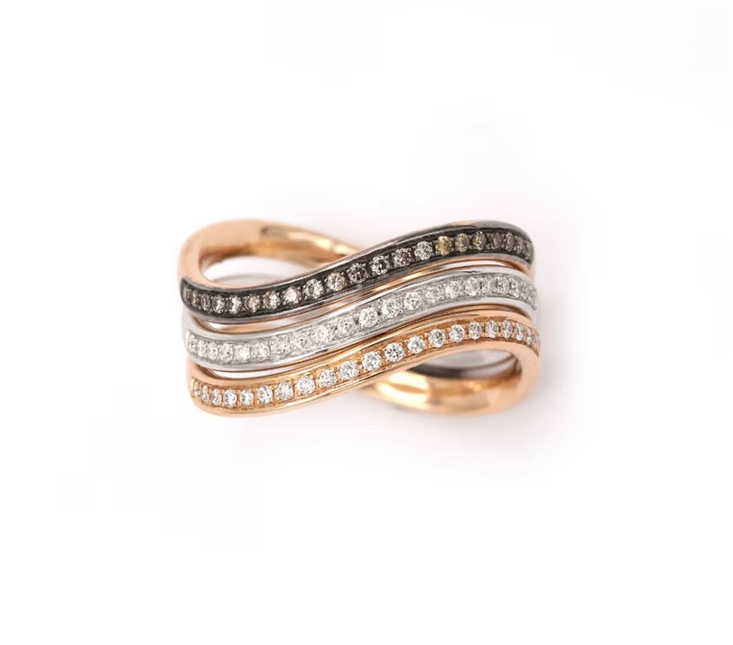 Infinity Band with pave