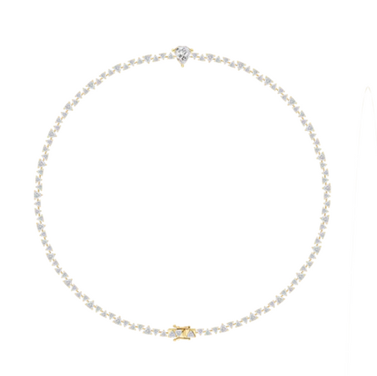 Thuraya Tennis Necklace