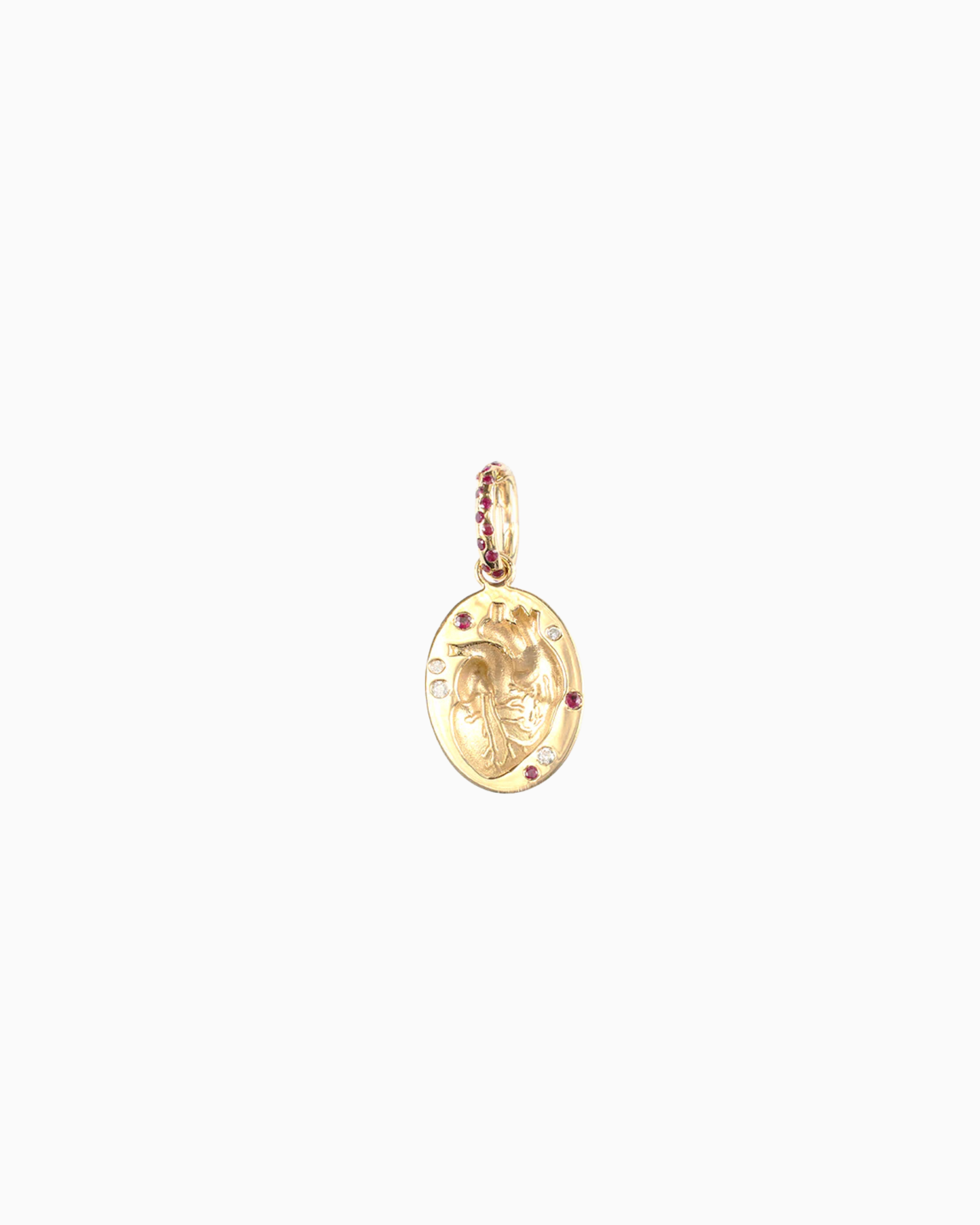 Embossed Heart Charm