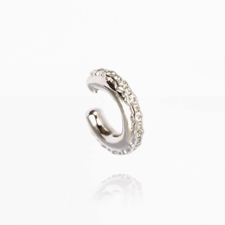 Diamond Hula Mid Ear Cuff