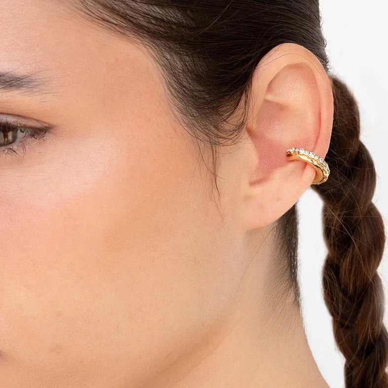 Diamond Hula Mid Ear Cuff