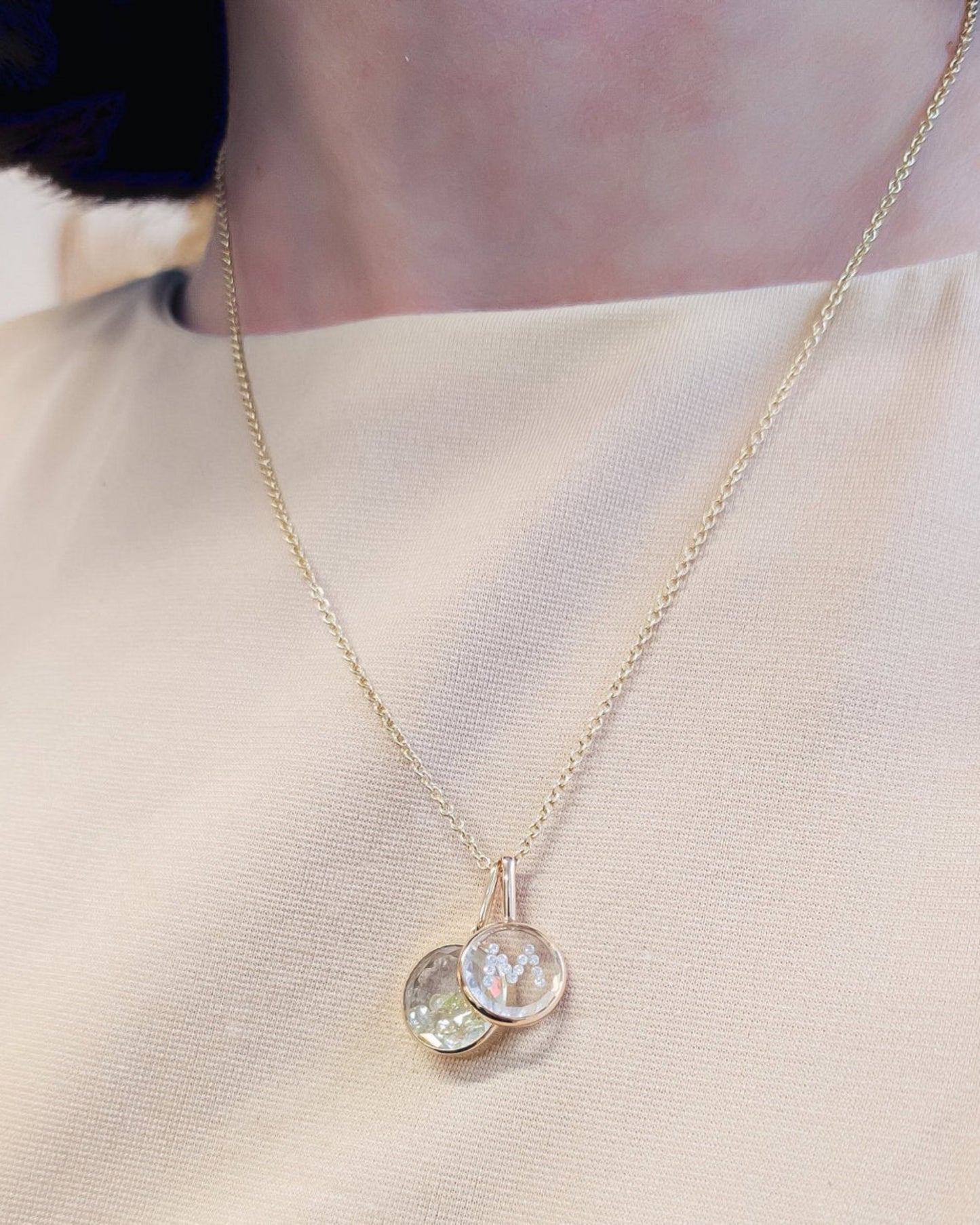 Core 12 Necklace Yellow Rose-Cut