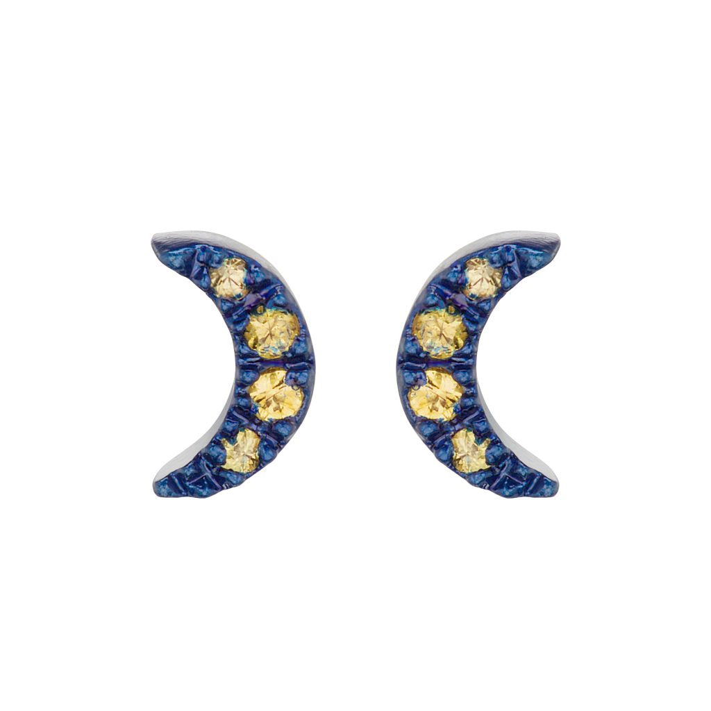 Moonlight Yellow Sapphire Earrings