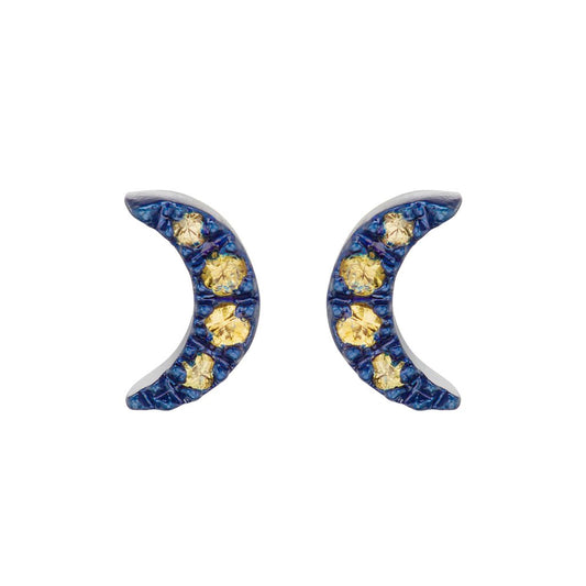 Moonlight Yellow Sapphire Earrings