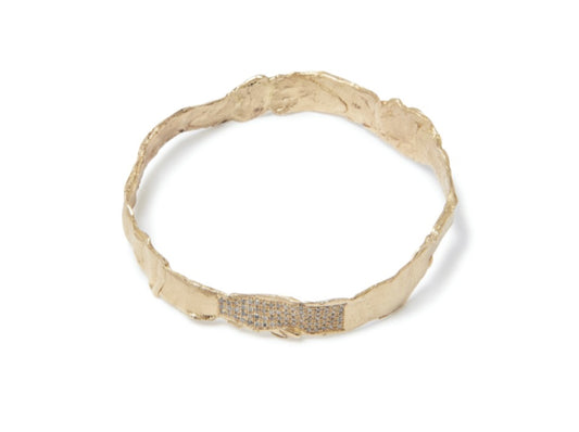 Paved Moon Bangle