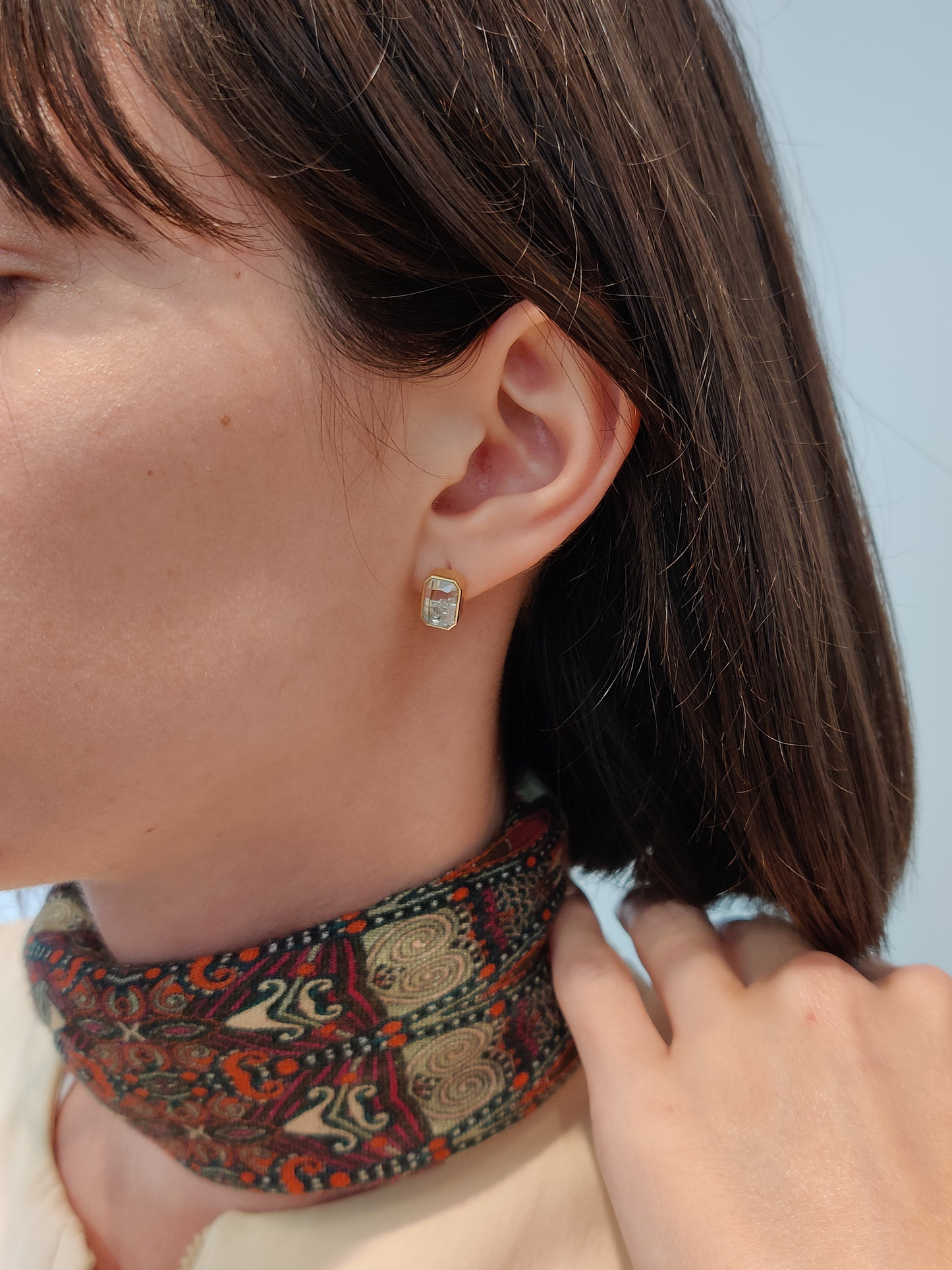 Esmeralda Diamond Studs