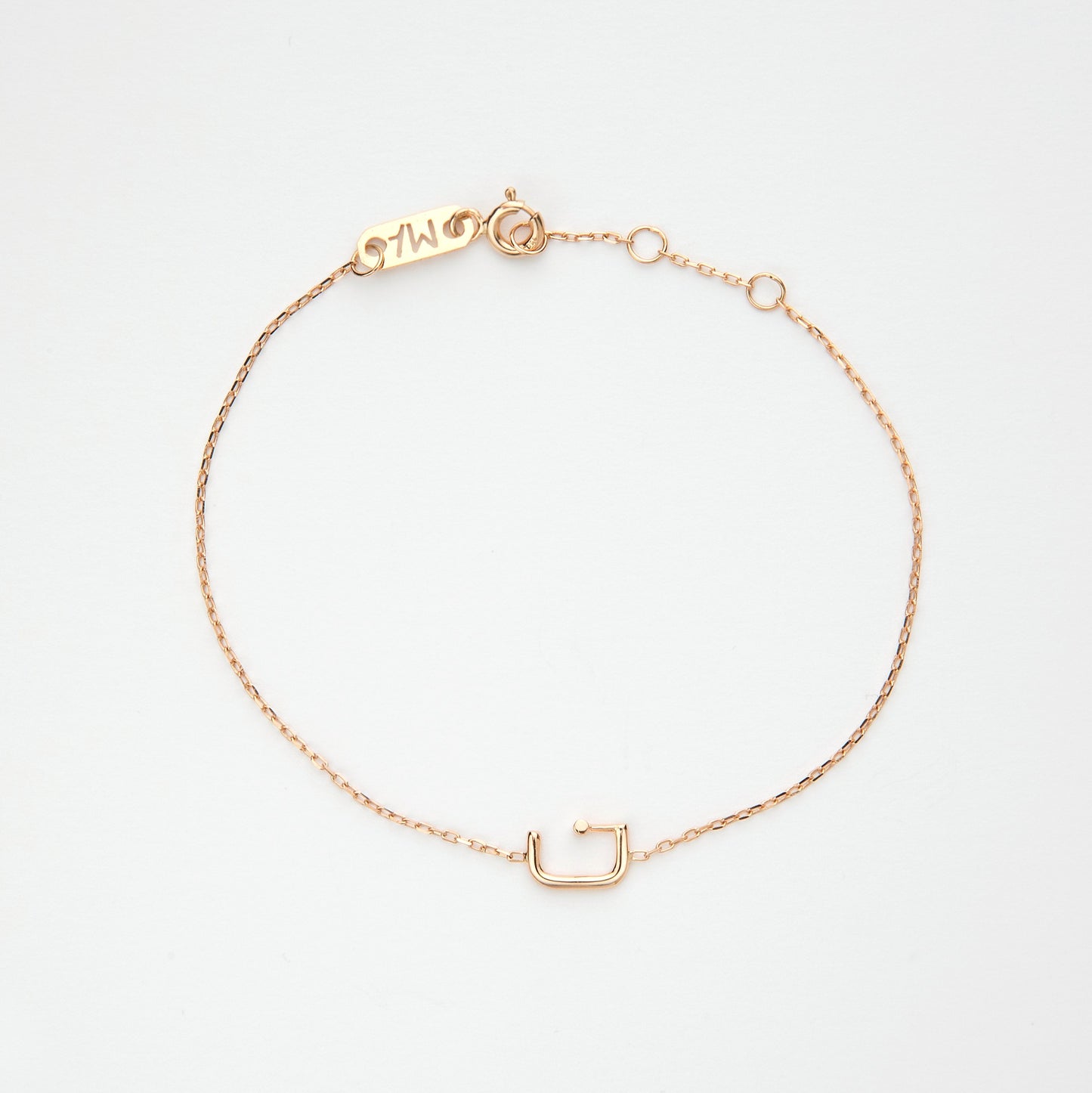Single Letter Bracelet