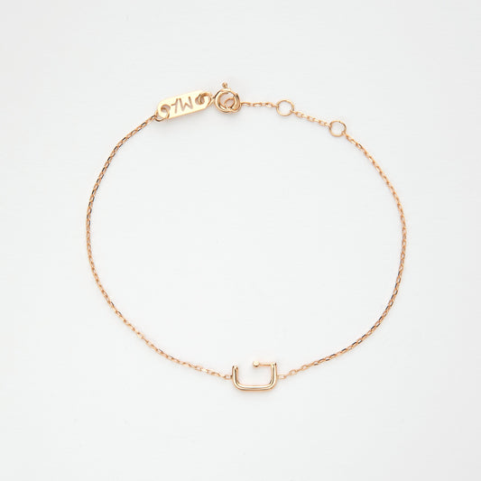 Single Letter Bracelet
