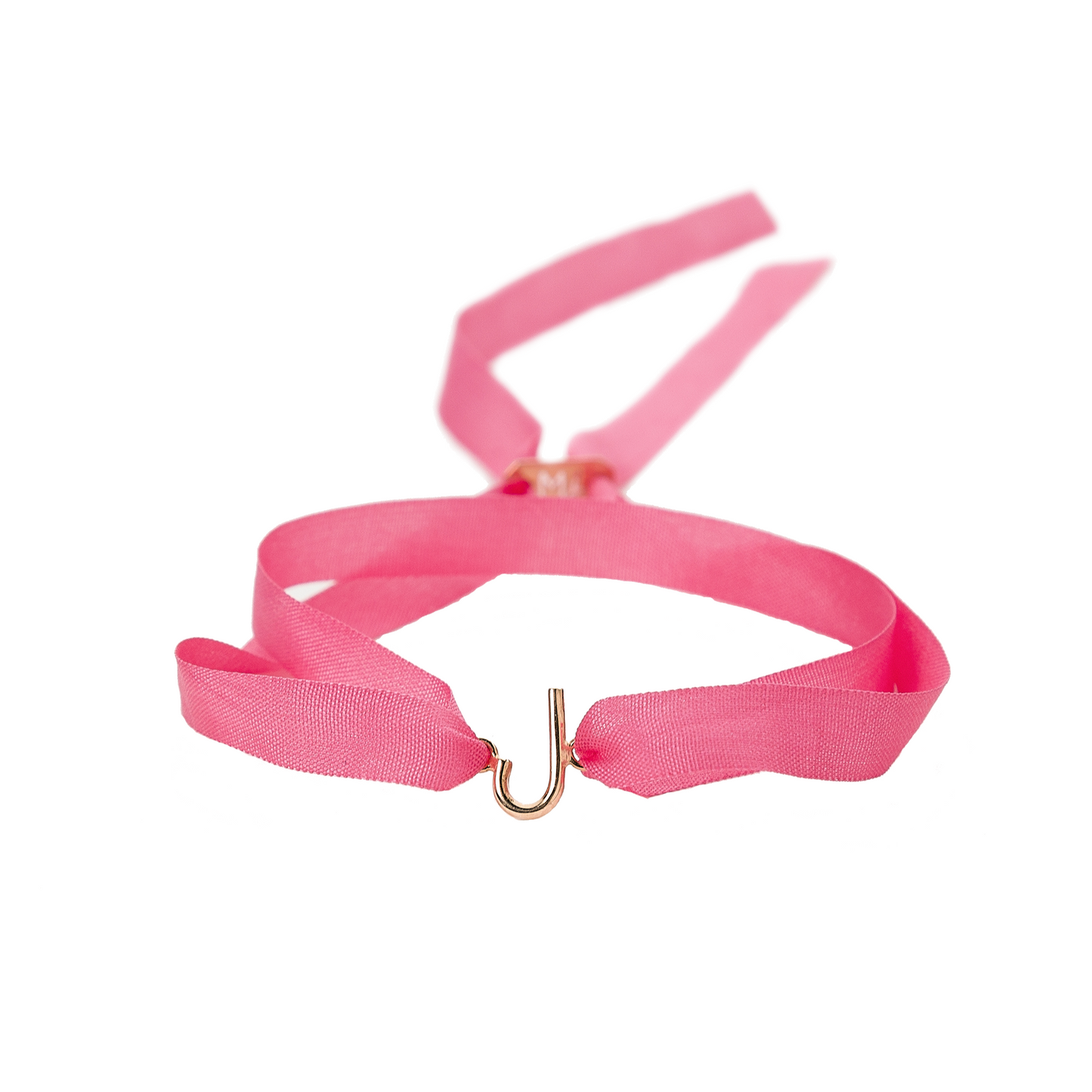 Letter Silk Ribbon Bracelet