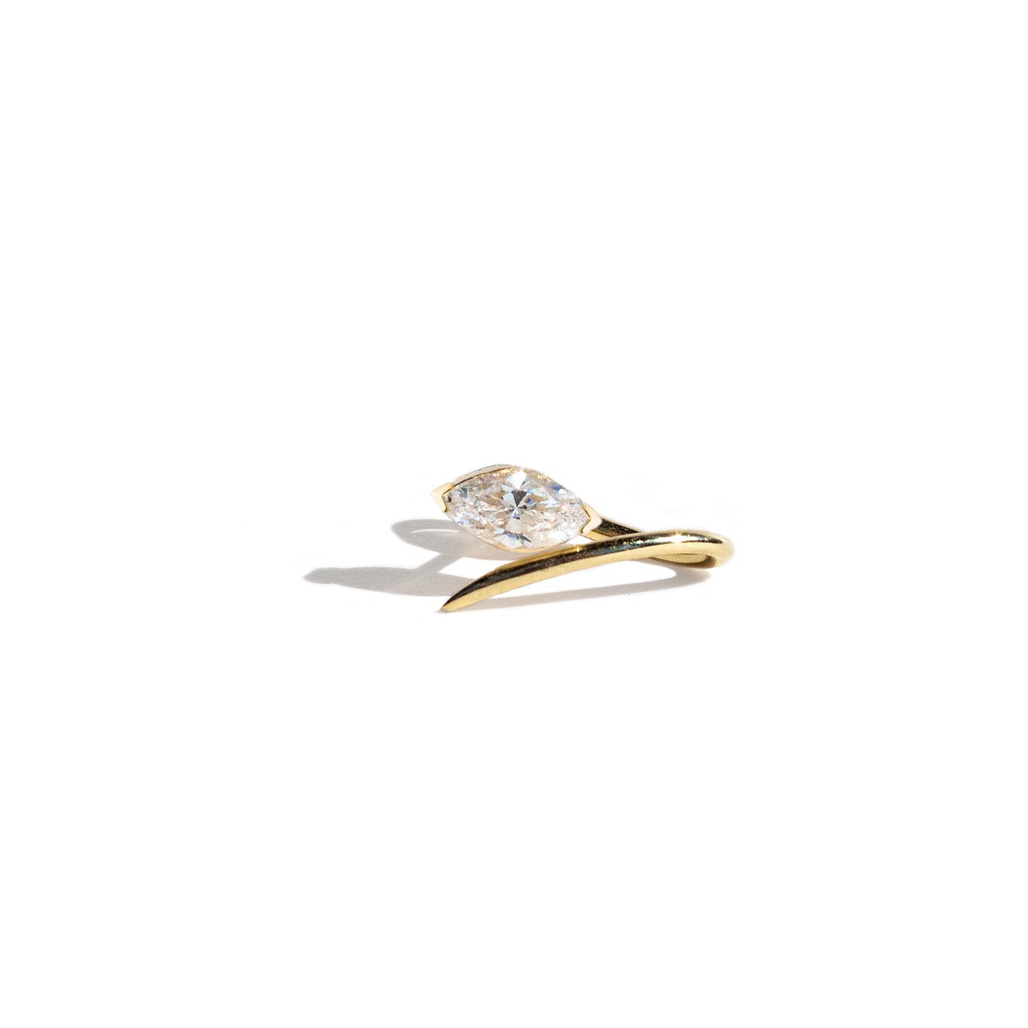Marquise Serif Earring