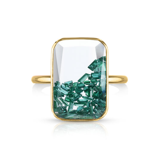 Ten Fourteen Emerald Ring