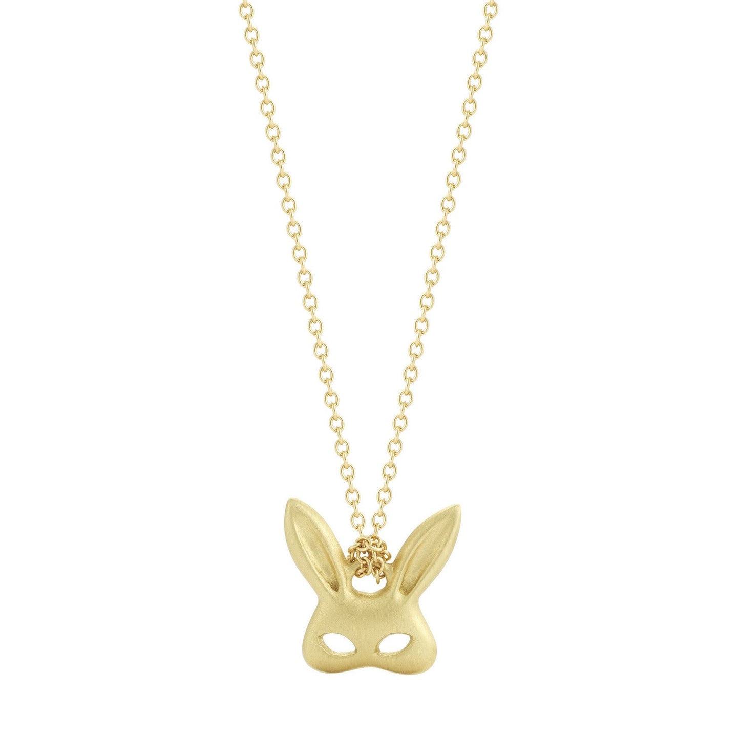 Tiny Rabbit Mask Necklace