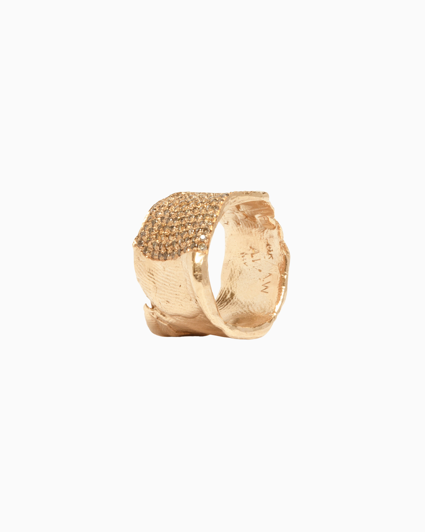 Paved Satyr Band Ring