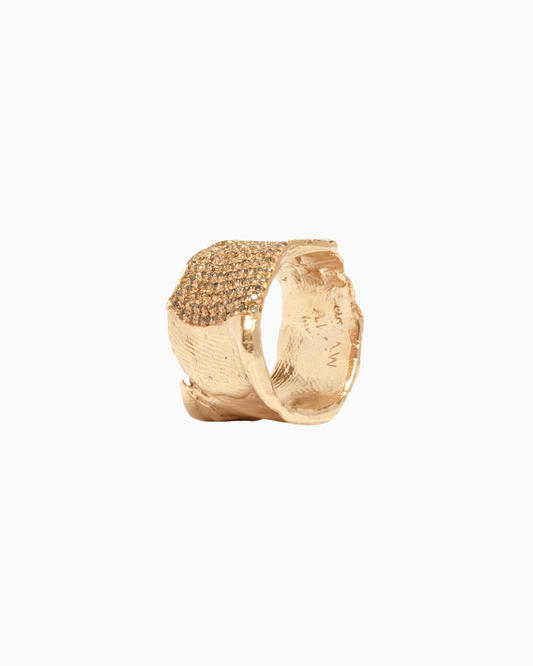 Paved Satyr Band Ring