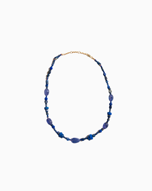 Unique Necklace (Blue) - Plain