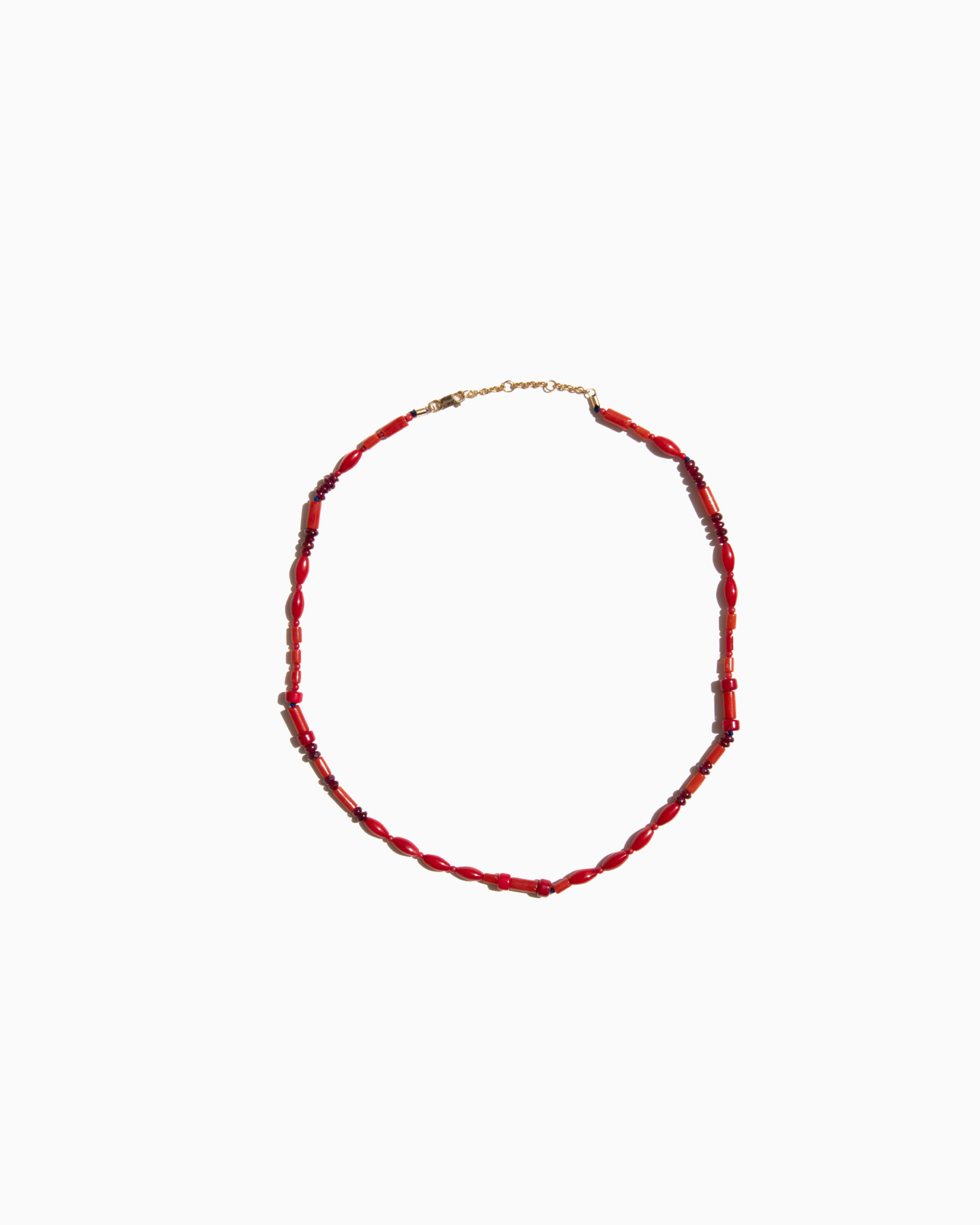Unique Necklace (Red) - Plain